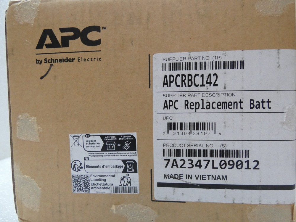 Open Box APC APCRBC142 Replacement Battery