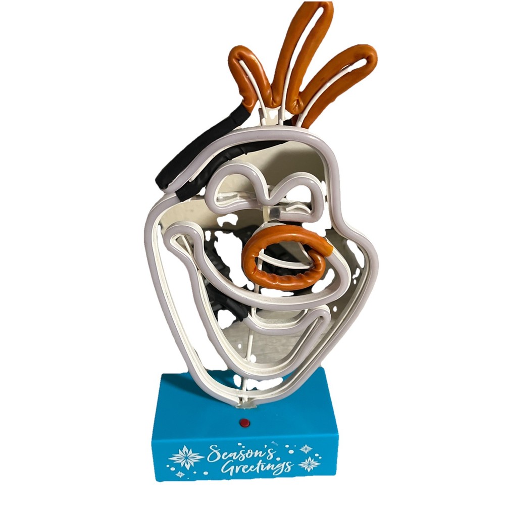 disney olaf light glo led light