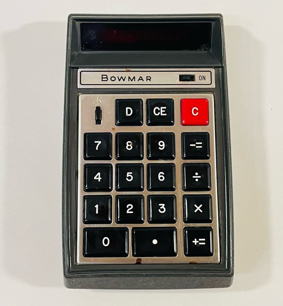 Bowmar Calculator Model 901B Untested No Cord