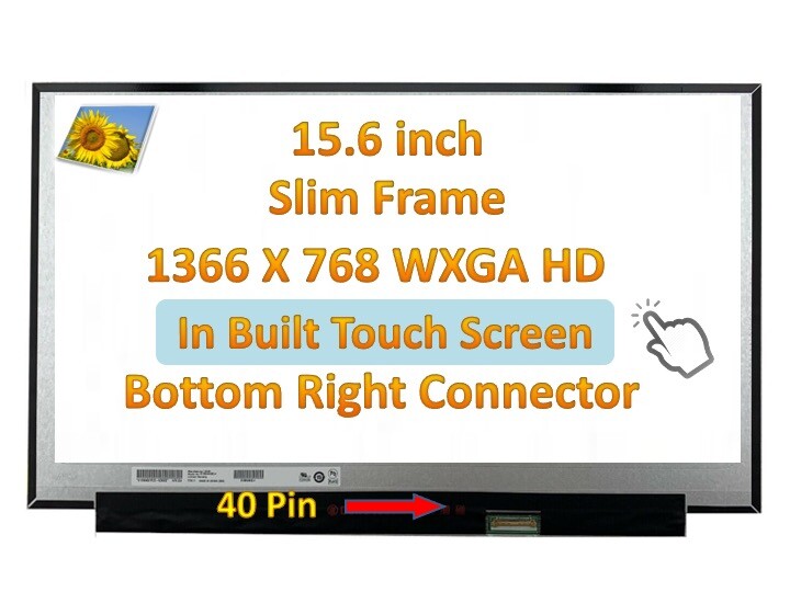 15.6" B156XTK02.1 LCD LED Display Touch Digitizer Screen Assembly Replacement
