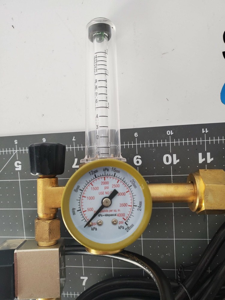 Vivosun Hydroponics Co2 Regulator Emitter System With Solenoid Valve Flowmeter