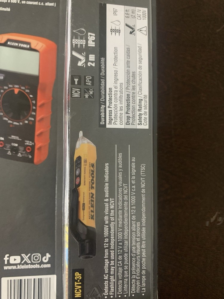 Klein Tools 25KIT1 Electrical Test Kit w/ MM320 Multimeter & Voltage Tester New