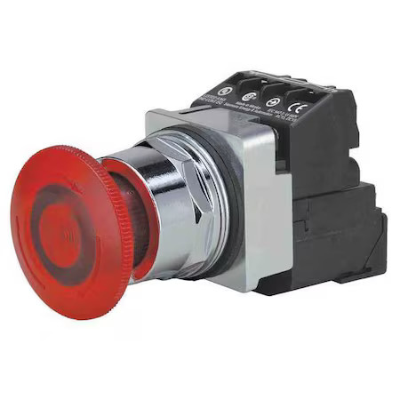 Siemens 52Pr8drab Push Button Operator, 30 Mm, 1No/1Nc, Red