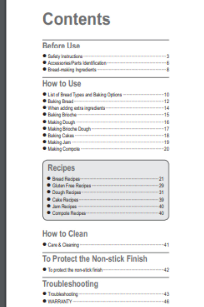 Panasonic Automatic Bread Maker SD-2501 Owner & Recipe manual Model 48 pages