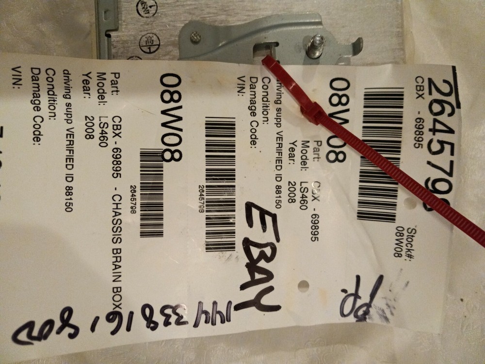 LEXUS LS460 LS460L 88150-50013 COMPUTER ASSY, DRIVING SUPPORT