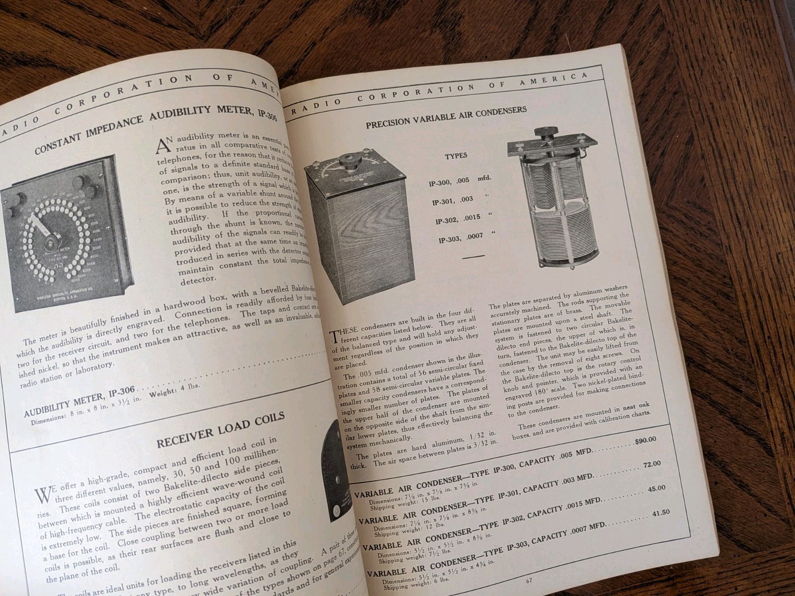 1922 RCA Radio Enters The Home ( Cover Missing )