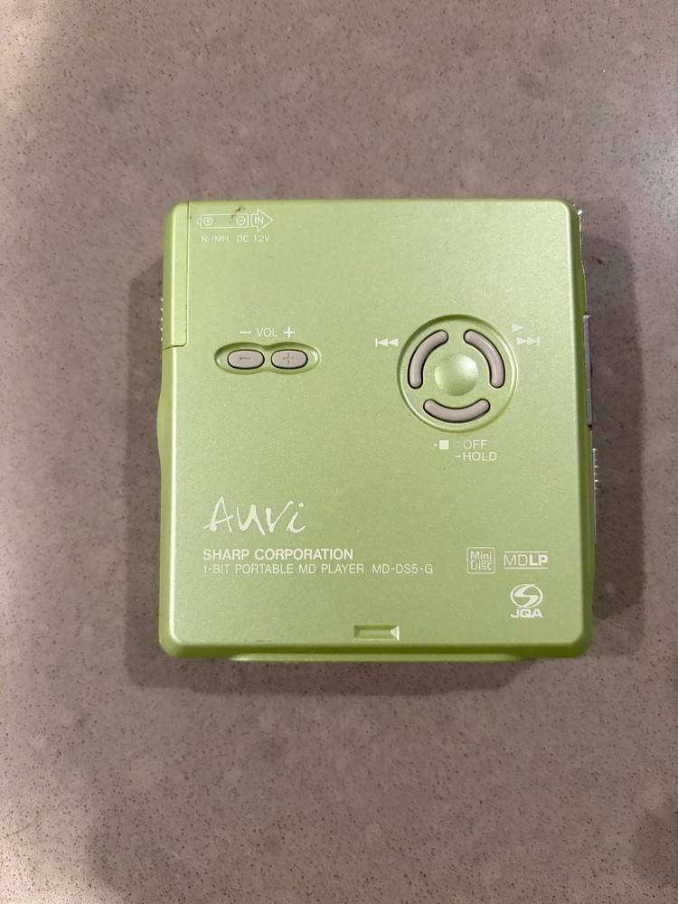 Sharp MD-DS5-G MDLP Minidisc Player - Green