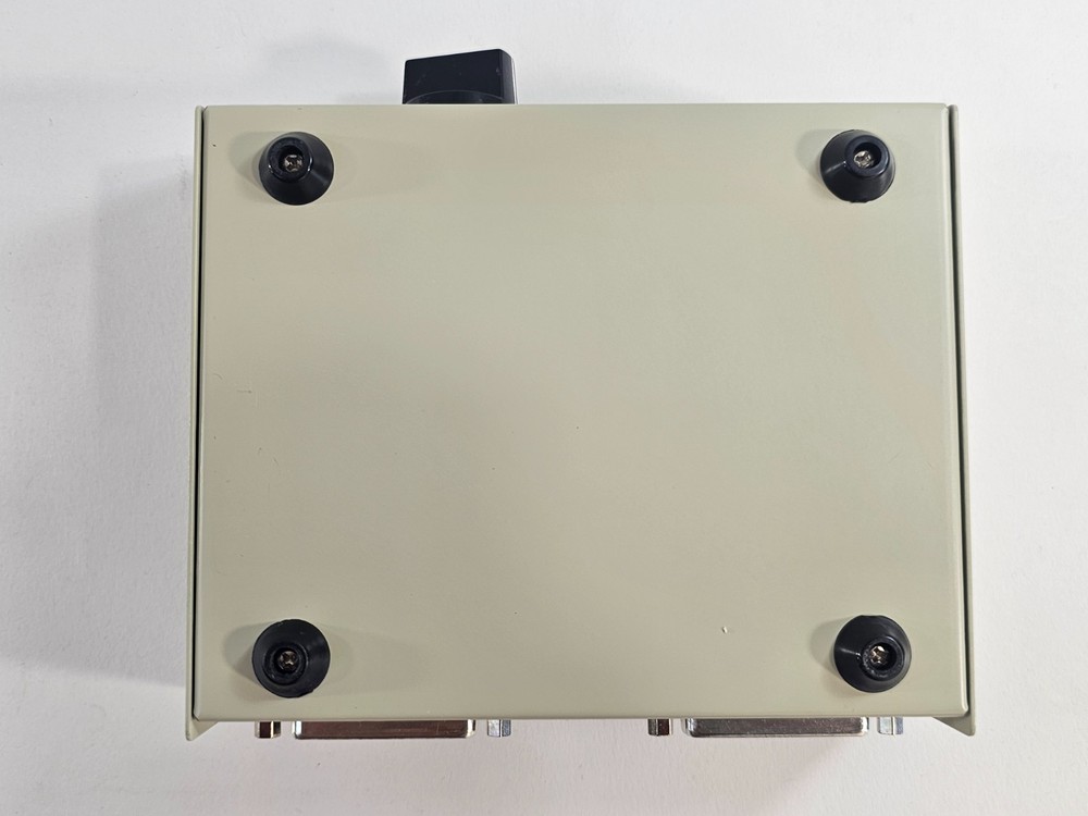 Manual DB-25 A/B Data Switch Box - Parallel Port Selector - Power-Free - Tested
