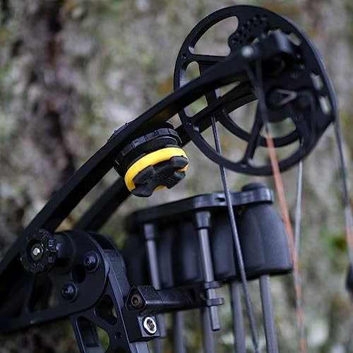Broadband Dampener for Split Limb Compound Bows Black