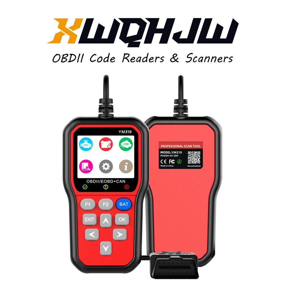 XWQHJW Code Reader Scanner OBD2 Trouble Codes Read Electronics For Ford Check
