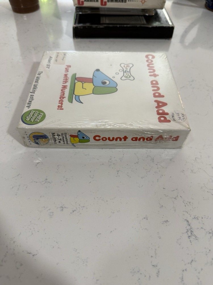 Atari ST Sealed Software Bundle Count And Add Chord Magic Midi Music Lessons NOS