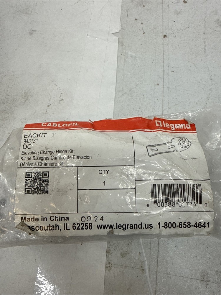 Legrand EACKIT 943131 DC Elevation Change Hinge Kit