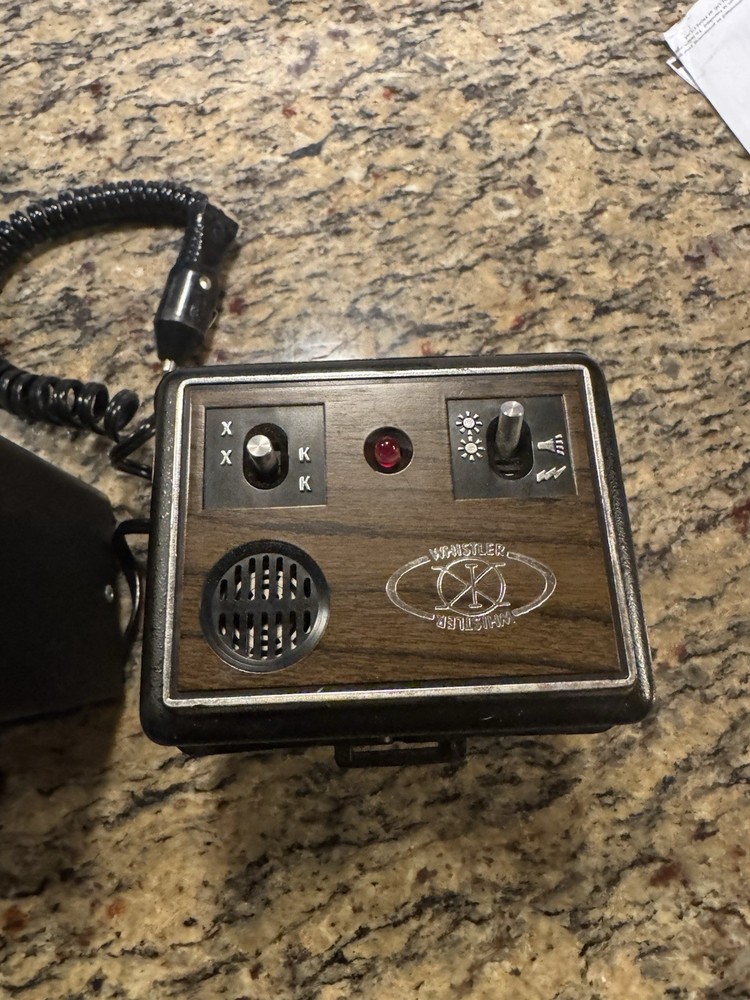 Three vintage radar detectors