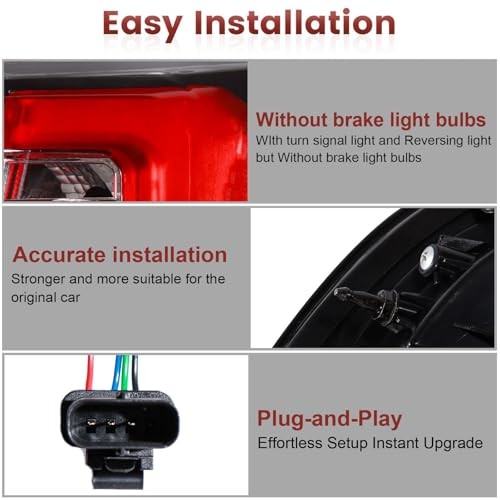 Tail Lights Outer Assembly Compatible with 2013-2016 GMC Outer Left Side LED