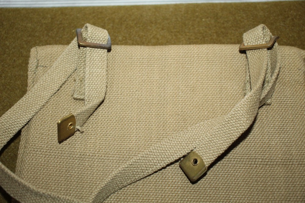 Original WW2 British Army 1944 dated Canvas Map Case w/Carrying Strap