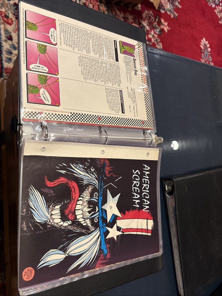 Comic Book Bio Binder