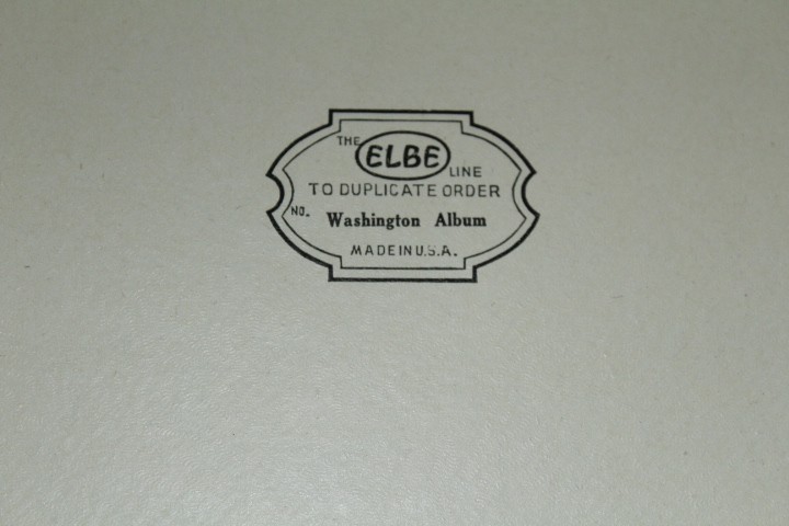 Elbe Red Washington Presentation A 100 Glassine pages springback BlueLakeStamps