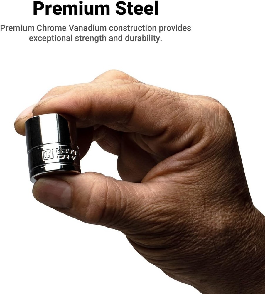 1/4-Inch 12-Point Socket | Chrome Vanadium, MaxChrome Finish