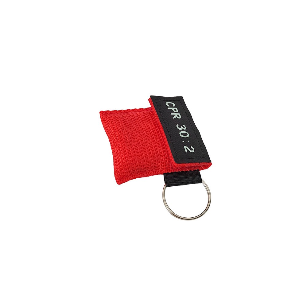 1000pcs CPR Mask 30:2 Face Shield Keyring Emergency Kit CPR Face Shields Red