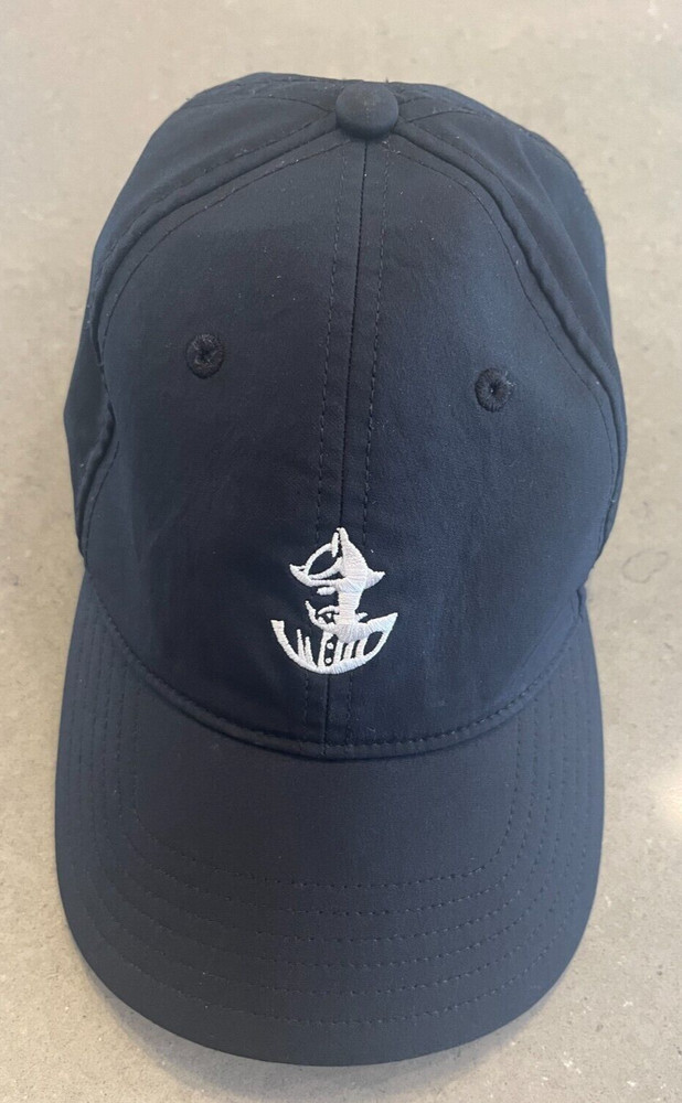 Taylor Made Hat Black Adjustable Logo Golf Lightweight Cap
