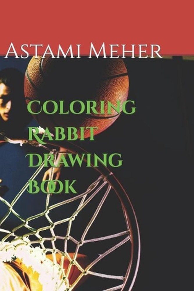 Coloring Rabbit Drawing Book