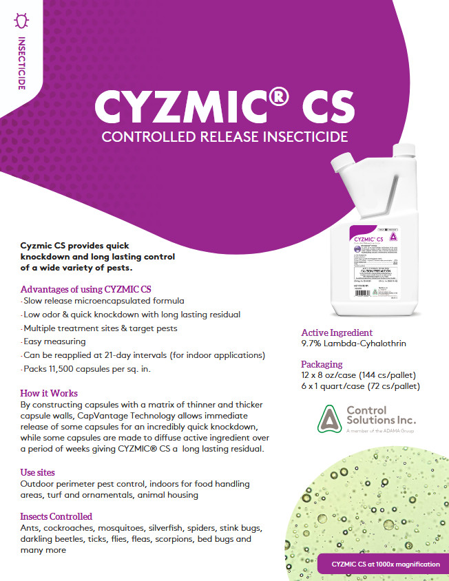 32 oz Cyzmic CS Multi Use Pest Insecticide Insect Control Generic Demand