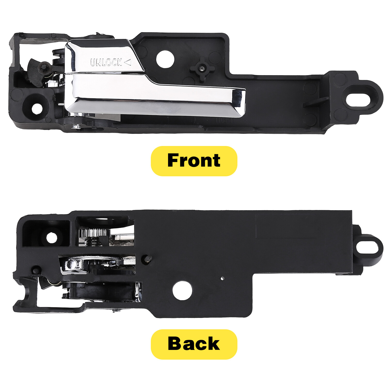 Inner Inside Door Handle Chrome Left Driver Front For Ford Fusion 2006-2012 US