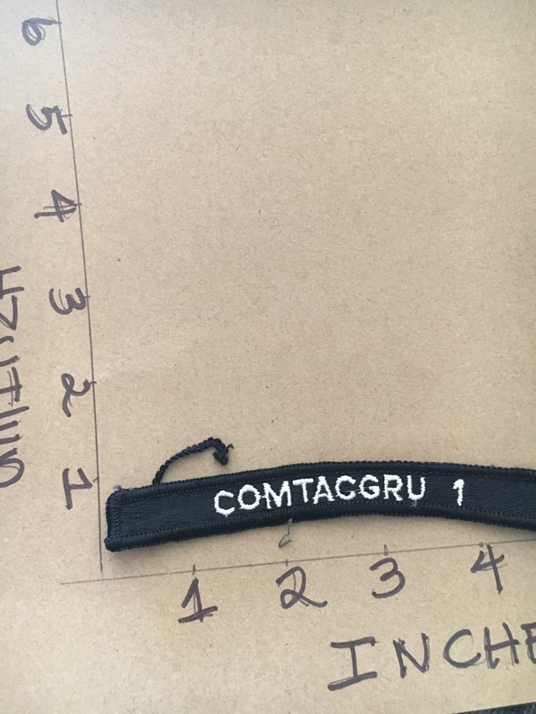 US NAVY SHOULDER STRIP TAB rocker Patch COMTACGRU 1