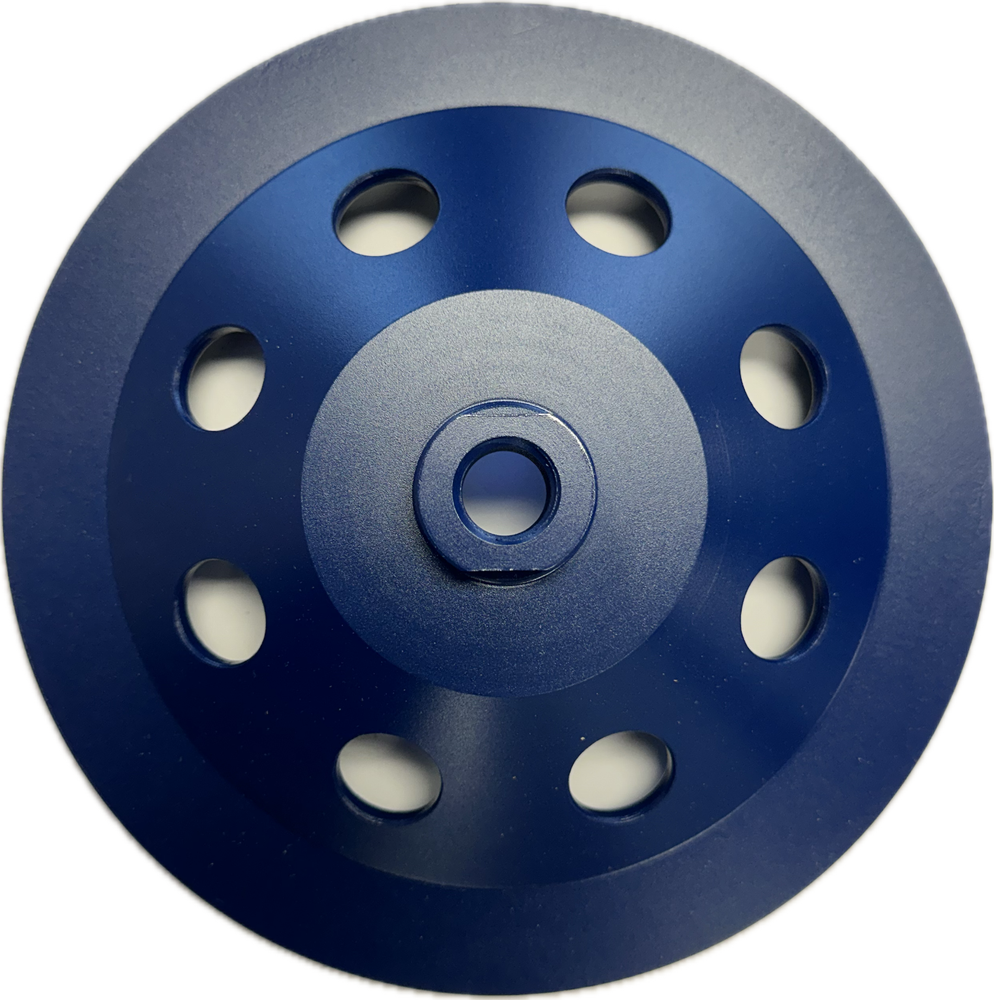 Vantage diamond tooling, PCD CupWheel. 7 x 5/8'' - 11. 9 PCD Threaded