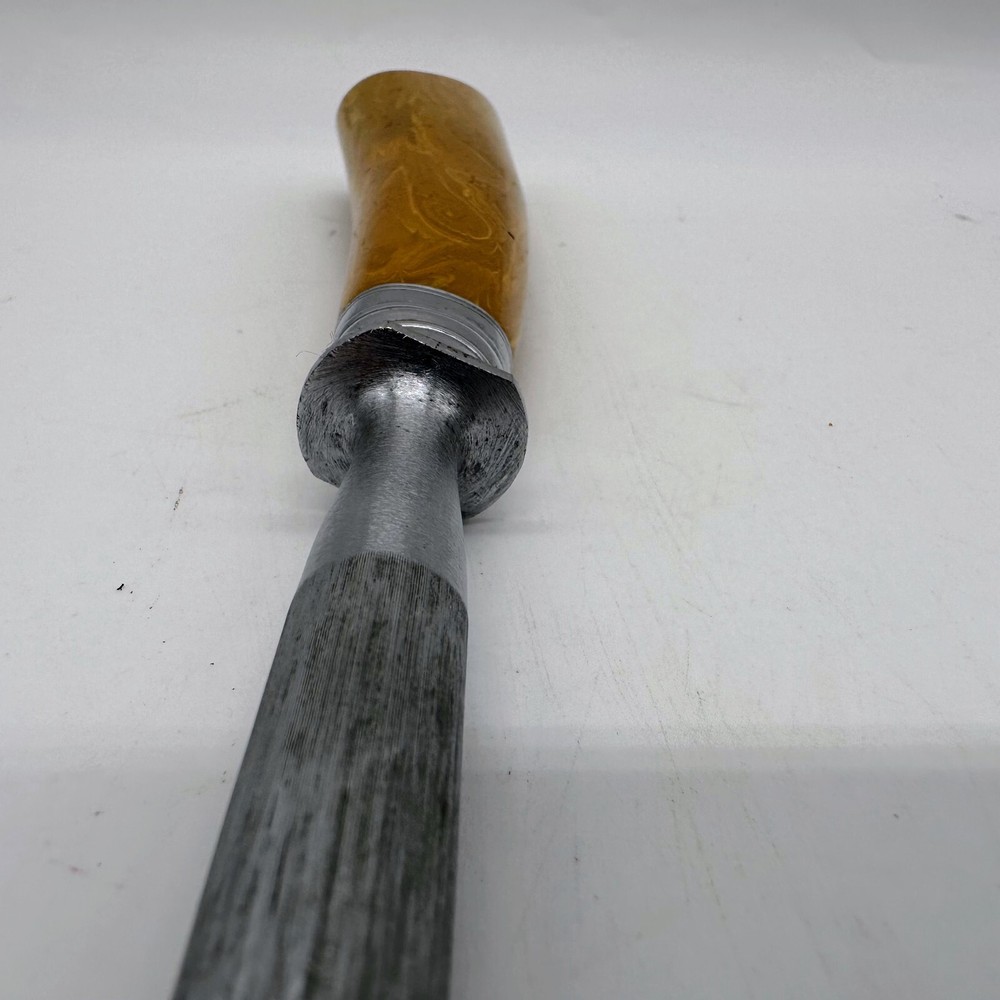 Vintage Butterscotch Bakelite 12 in Knife Sharpener