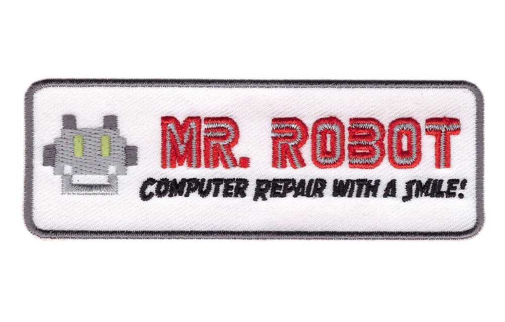 Mr Robot TV Cyber Hacking Anonymous Costume Patch Iron on