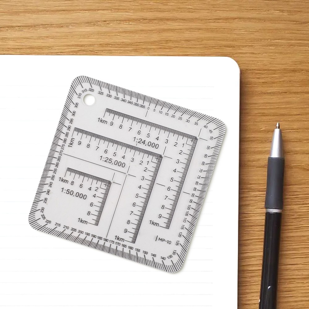 Lightweight 7cm Coordinate Ruler for Geographical Learning Applications