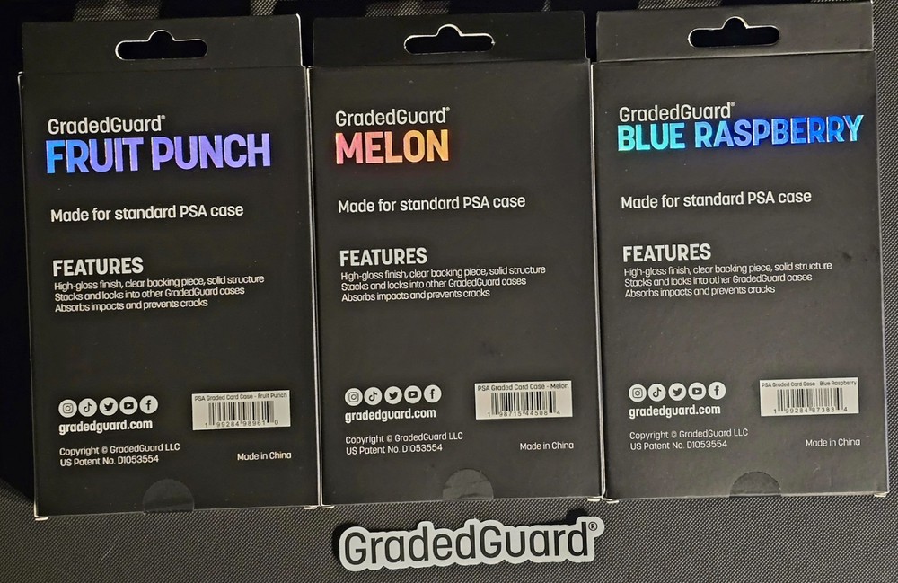 GradedGuard Summer Sips Bundle PSA – Blue Raspberry + Melon + Fruit Punch