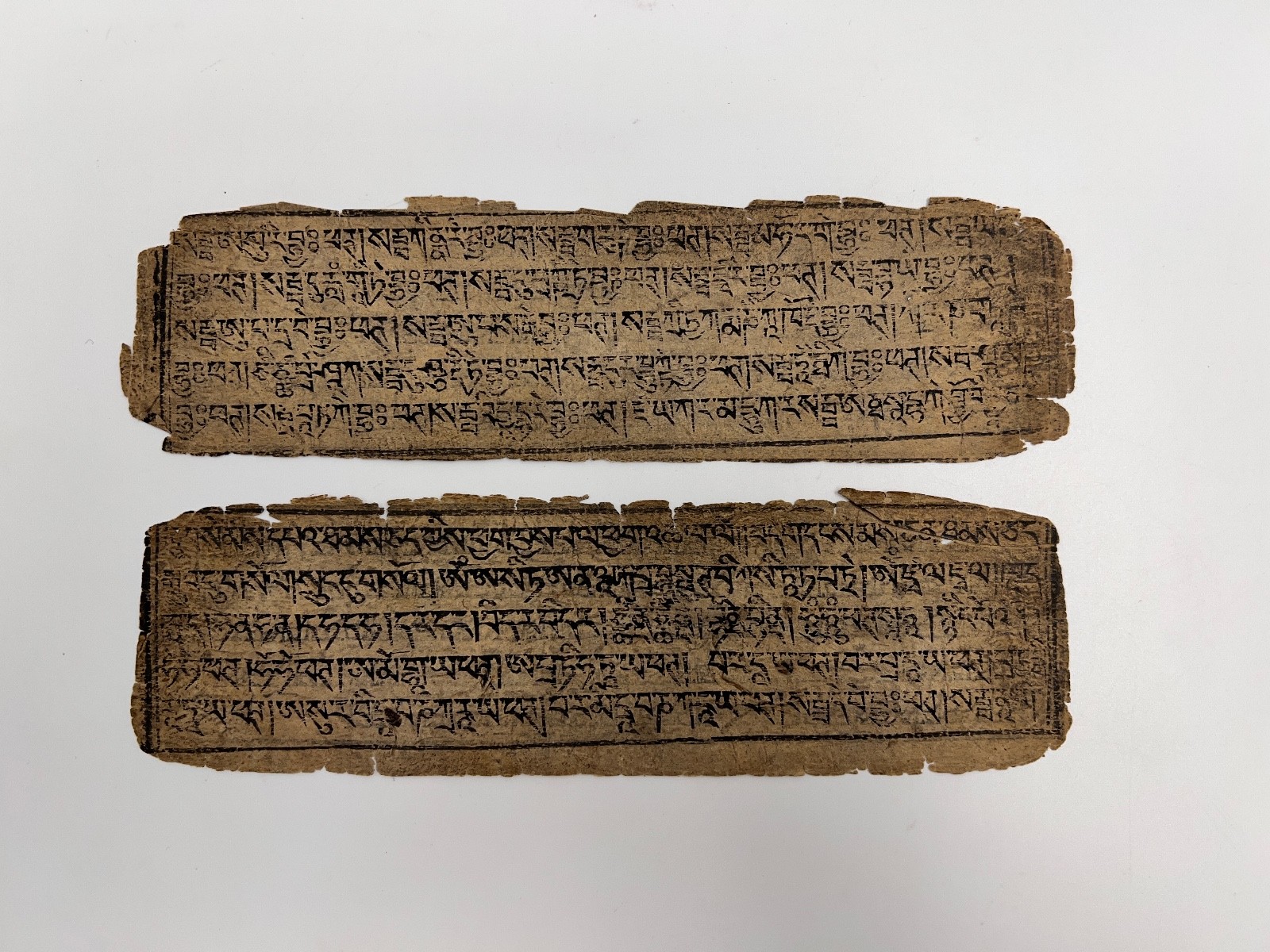 Ancient Tibetan Manuscript Sutra Prayers Rare