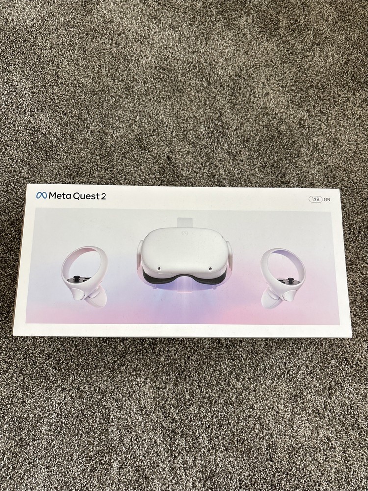 Meta Quest 2 VR headset 128GB with Controllers And Original Box