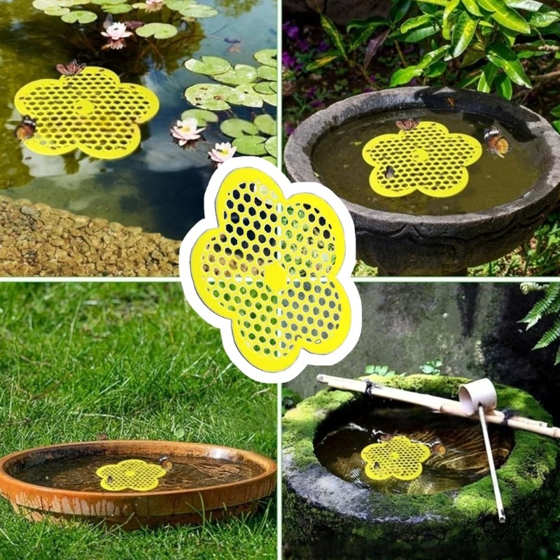 Floating Pollinator Watering Stations Foam Bees Baths Garden Ecosystem Support
