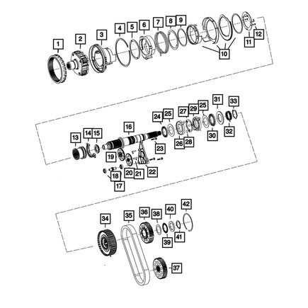 Mopar 68402175AA Multi-Purpose Snap Ring