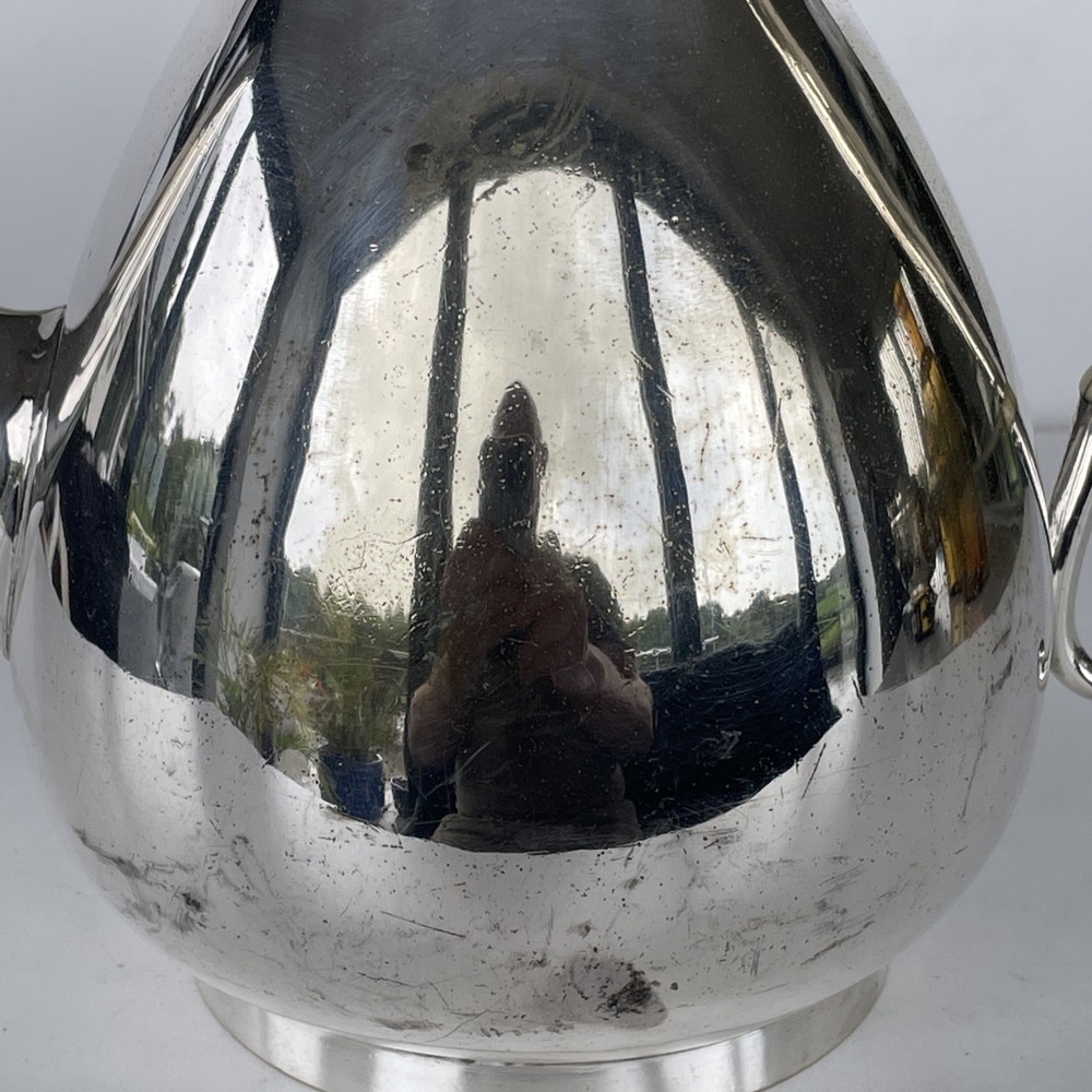 Vintage Silver Plate Coffee Pot Marked With SBrs B 1082