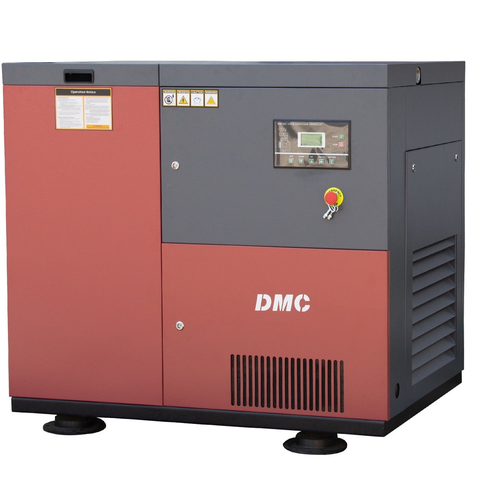 460V 3 Phase Variable Frequency 30 HP Rotary Screw Air Compressor 120CFM@115Psi