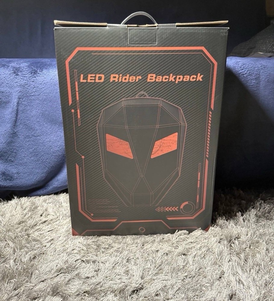 Motorcycle Backpack,with LED eyes,app Control