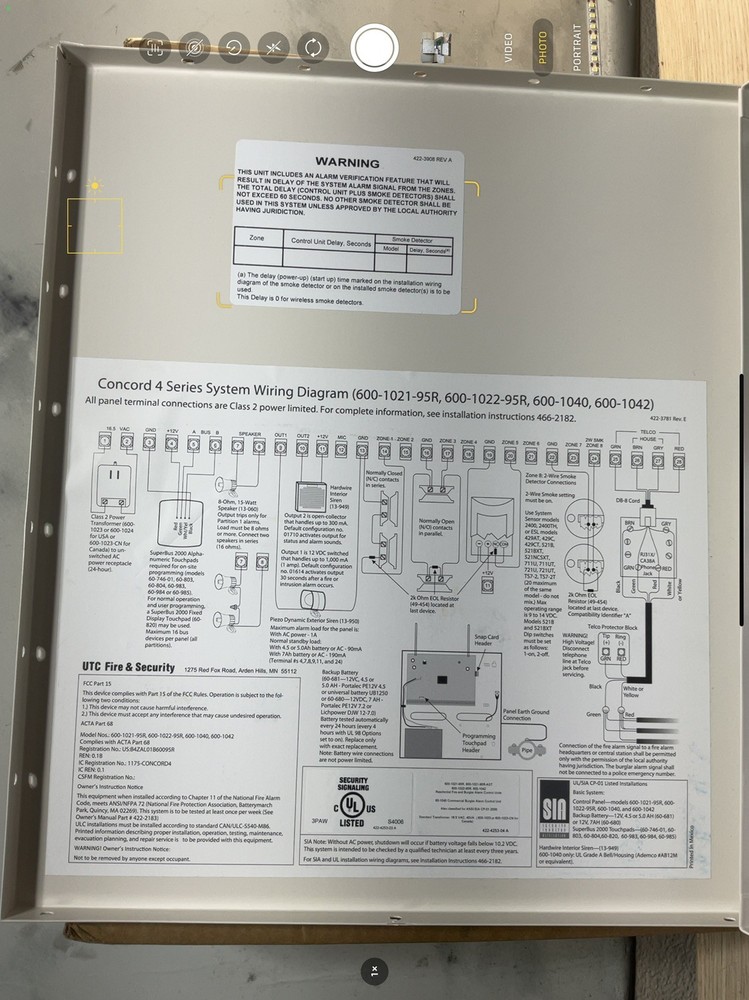 NEW GE /Interlogix/ CONCORD 4 SECURITY SYSTEM /JUA2968