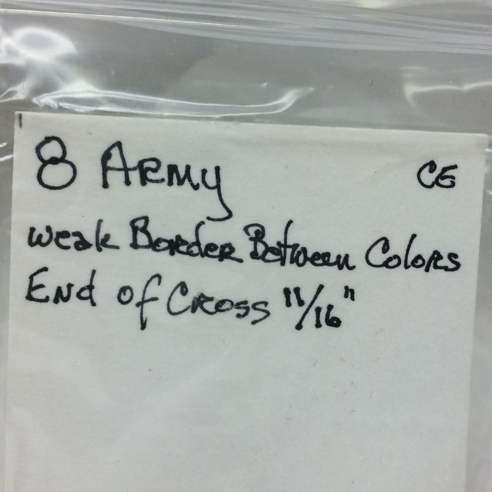 Military Patch 8th Army Infantry Division Color Border Variant 8