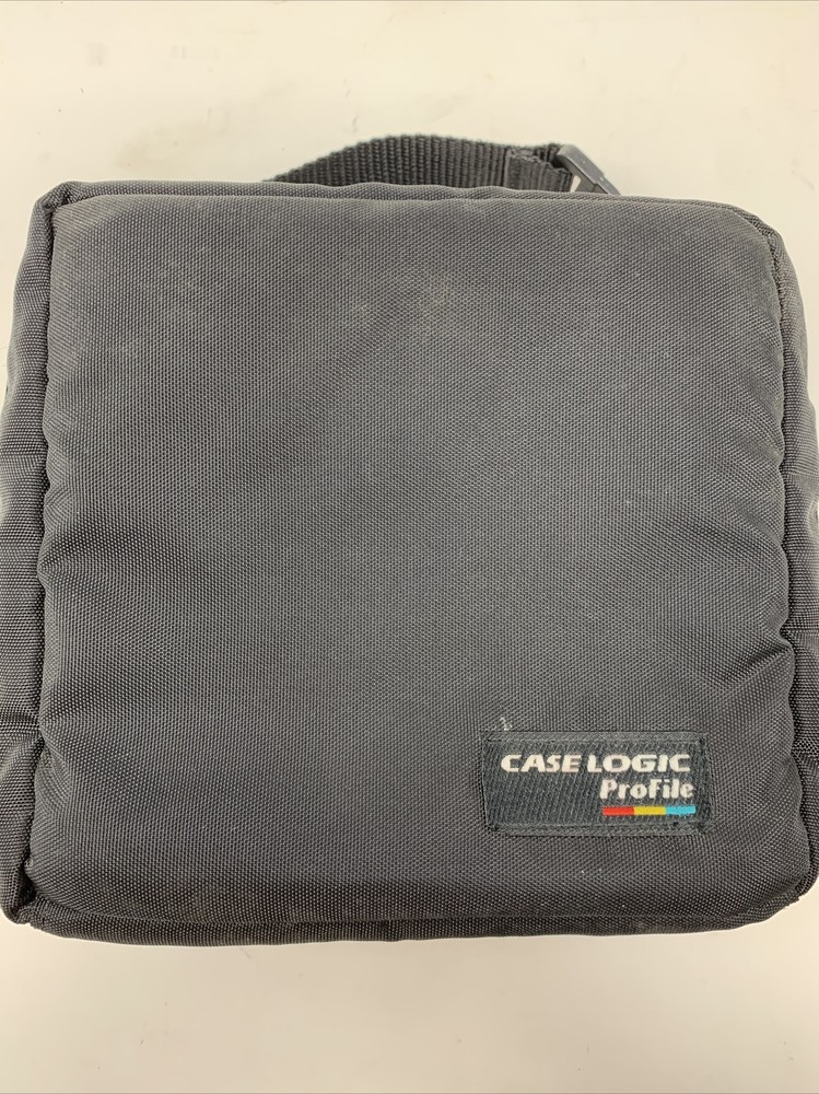 vintage case logic profile 1 pocket case-holds CD’s, Camera, Small Electronics