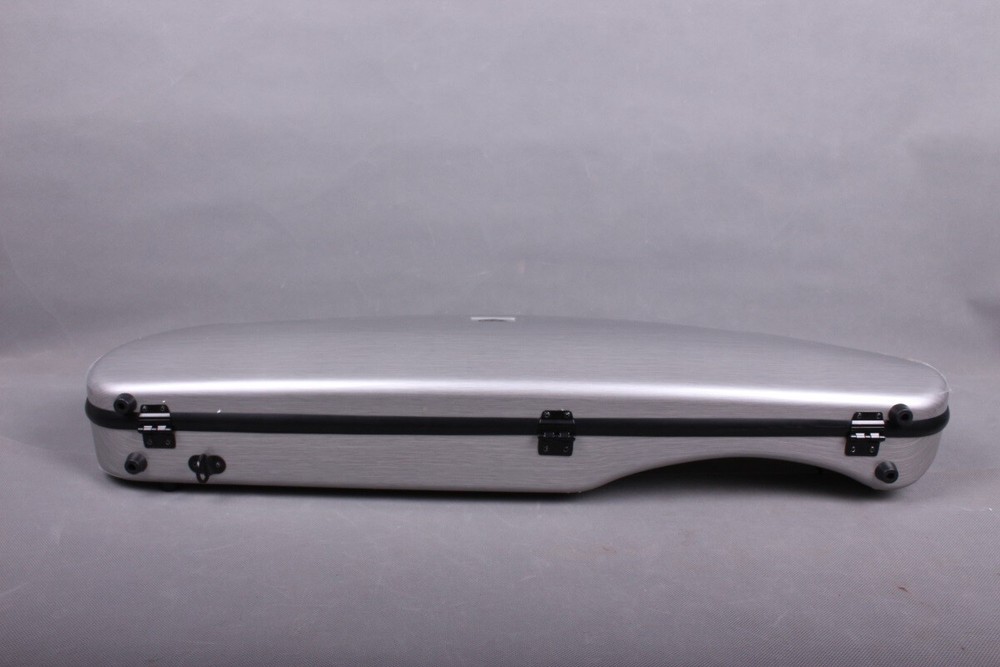 Silver Carbon Fiber Violin case 4/4 Violin Box Code Lock Strong Light Case strap