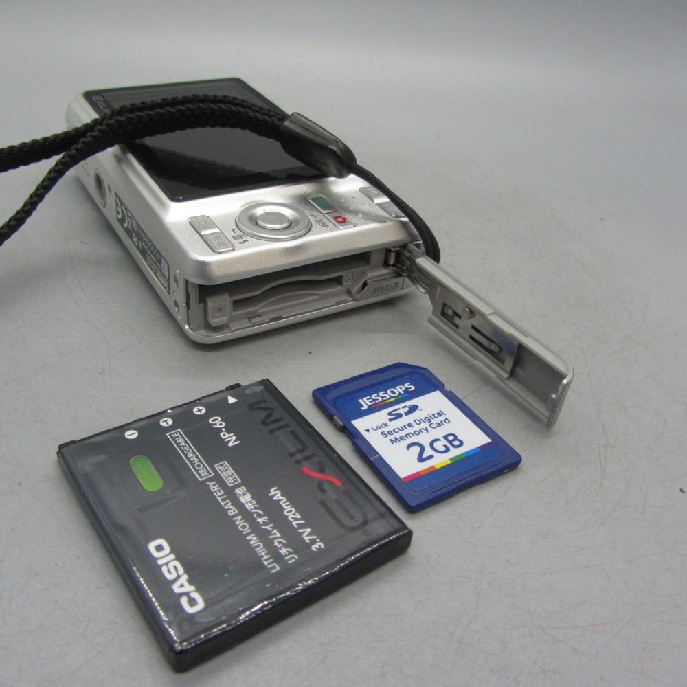 Casio Digital Camera Exilim EX-Z19 9.1MP Silver Tested