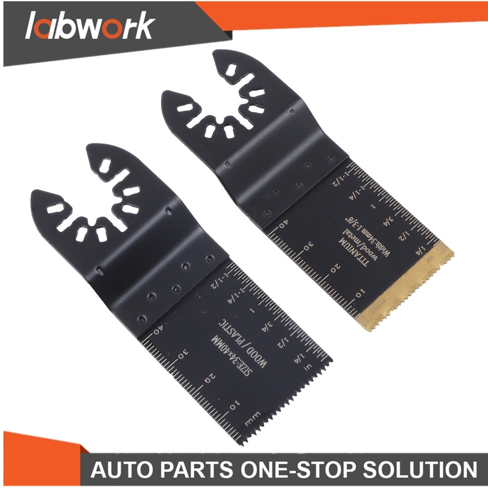 Labwork 110PCS 4 Type Universal Titanium Oscillating Saw Blades Multitool Blades