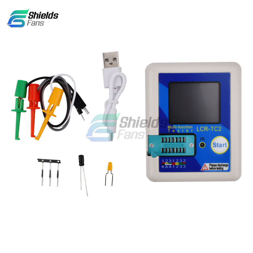 LCR-TC2 New Upgraded version High-precision transistor tester V3.1E With Cable