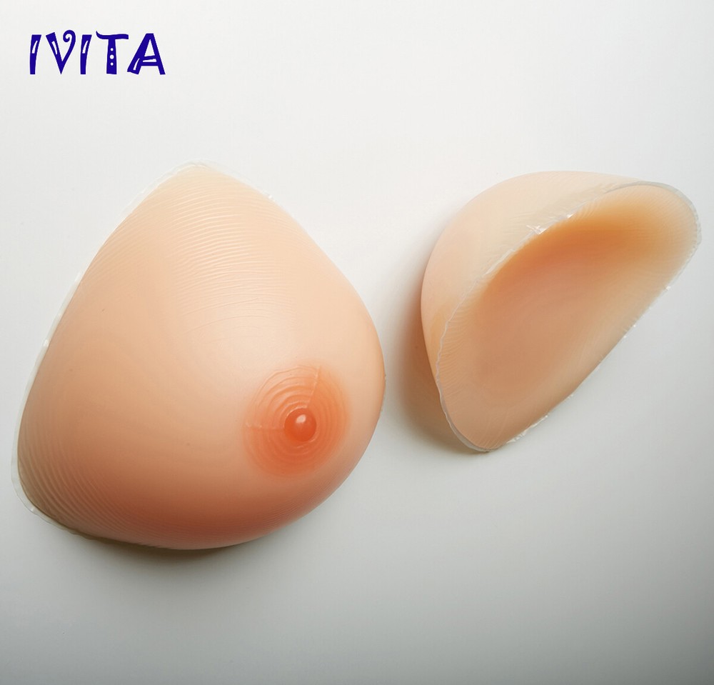 A-FF Cup Triangle Silicone Breast Forms CD TG Mastectomy Bra Enhancer Inserts