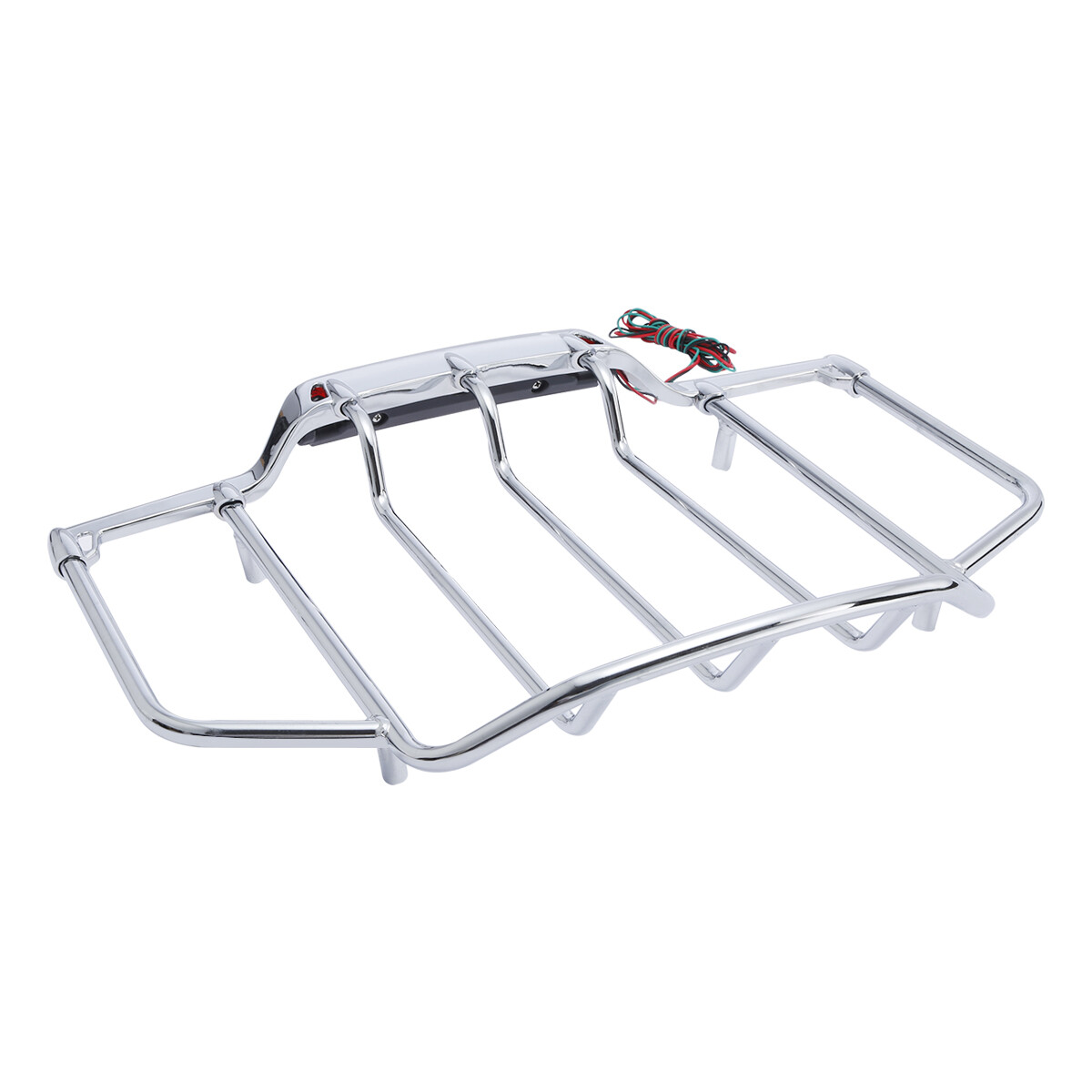 Luggage Rack W/LED Light Fit For Harley Trunk Tour Pak Pack 93-13 Air Wing