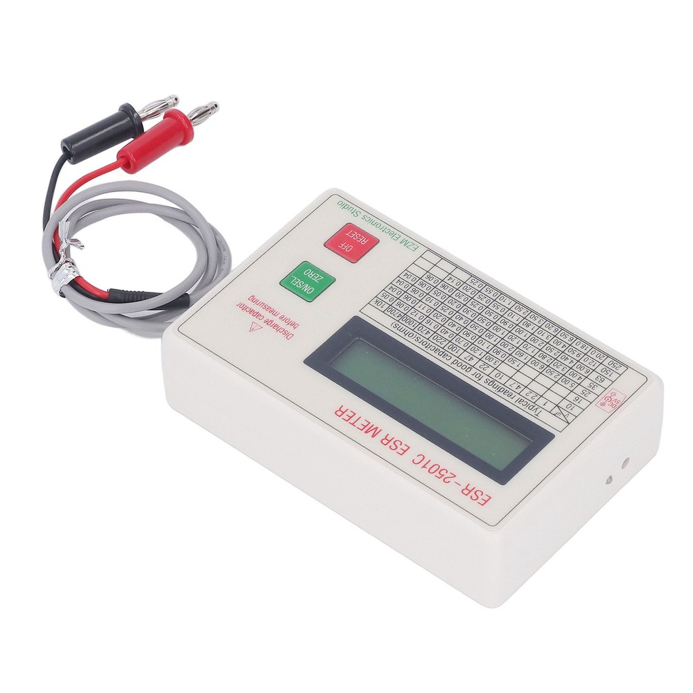 Handheld ESR Capacitor Tester High Smart Shutdown Function Capacitance Meter ONS